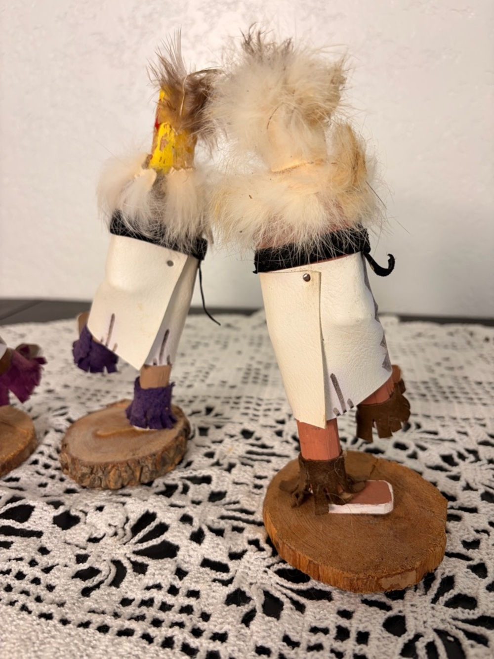 🪶✨ Vintage 3-Piece Hopi Kachina Doll Set – Hand Painted Wood ✨🪶 - Picture 10 of 11